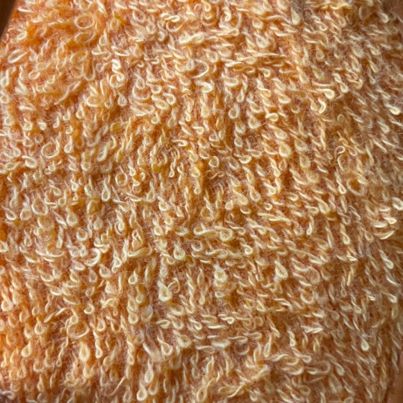 🌞 YELLOW BOX ORANGE TERRYCLOTH EMBELLISHED SANDALS 🌞 NWOT 🌞NWOB 🌞 - Picture 14 of 16